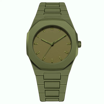 Minimalist Design Quartz Watch for Men Casual Lightweight Plastic Strap Waterproof Sports Business Watches Man Creative Clock