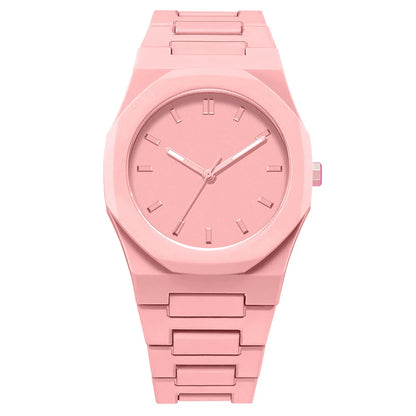 Minimalist Design Quartz Watch for Men Casual Lightweight Plastic Strap Waterproof Sports Business Watches Man Creative Clock