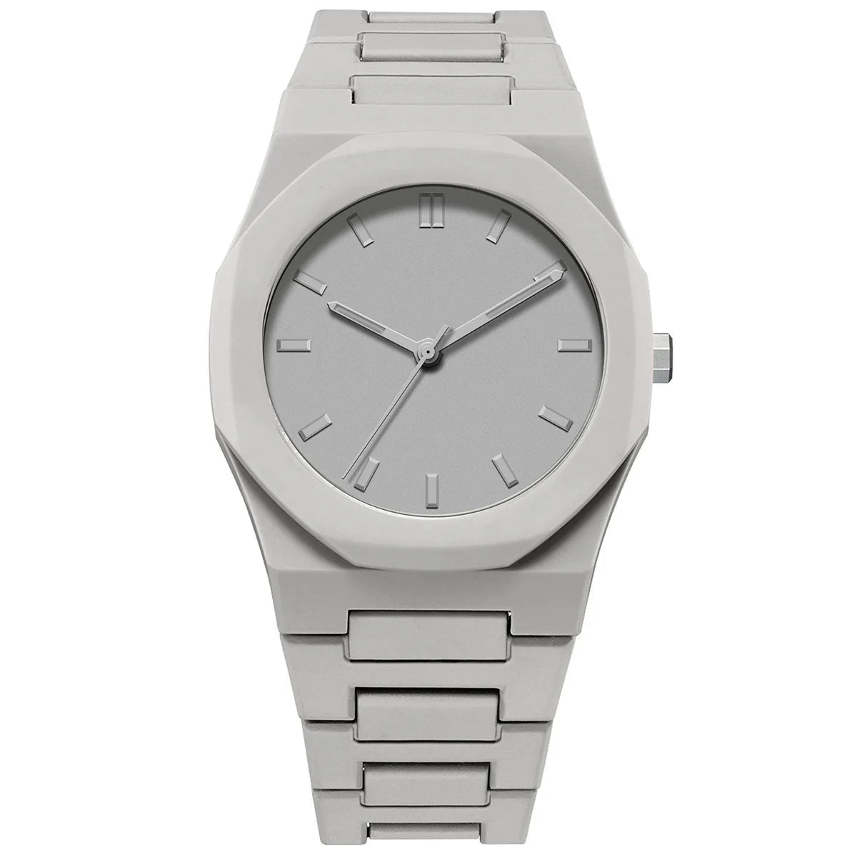 Minimalist Design Quartz Watch for Men Casual Lightweight Plastic Strap Waterproof Sports Business Watches Man Creative Clock