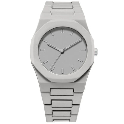 Minimalist Design Quartz Watch for Men Casual Lightweight Plastic Strap Waterproof Sports Business Watches Man Creative Clock