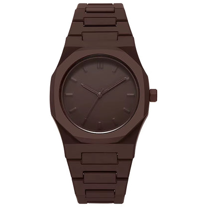 Minimalist Design Quartz Watch for Men Casual Lightweight Plastic Strap Waterproof Sports Business Watches Man Creative Clock
