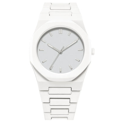 Minimalist Design Quartz Watch for Men Casual Lightweight Plastic Strap Waterproof Sports Business Watches Man Creative Clock